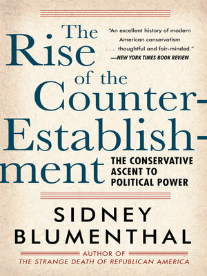cover image of The Rise of the Counter-Establishment